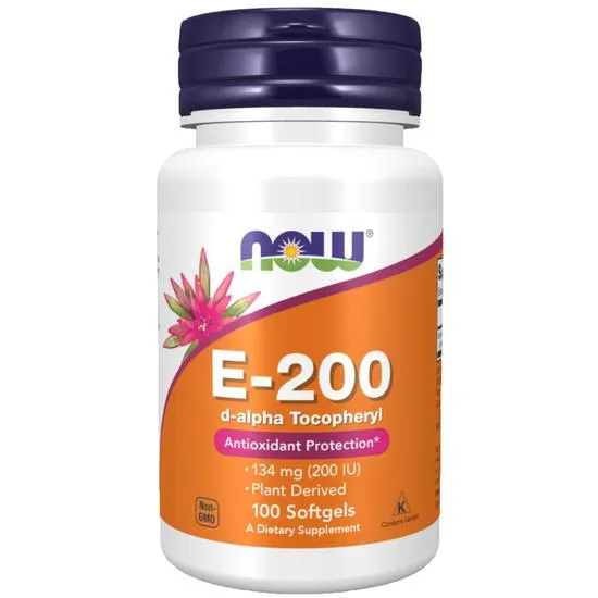 NOW Foods Vitamin E-200 Natural Softgels