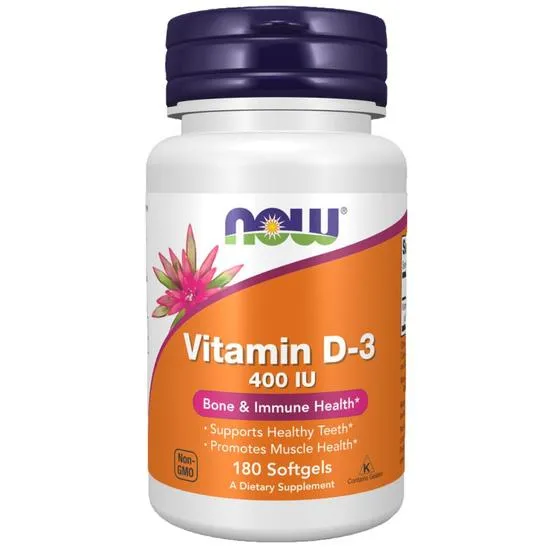 NOW Foods Vitamin D-3 400iu