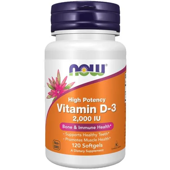 NOW Foods Vitamin D-3 2000iu