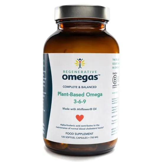 Regenerative Omegas Vegan Omega 3-6- Capsules