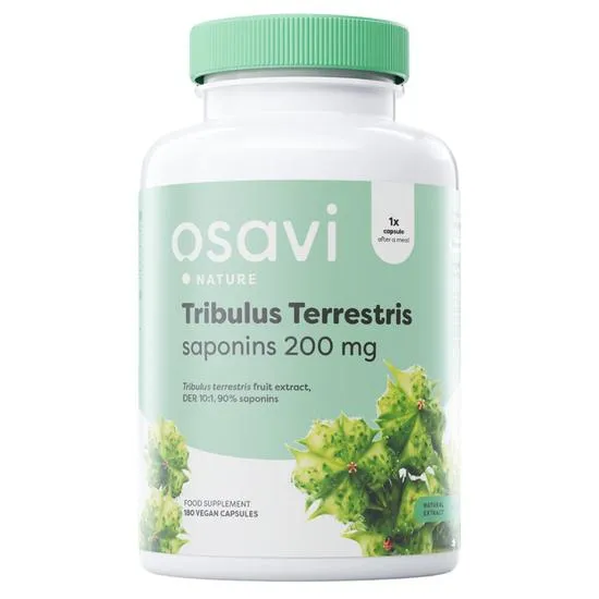 Osavi Tribulus Terrestris Saponins 200Mg Capsules 180 Capsules