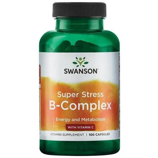 Swanson Super Stress B-Complex With Vitamin C