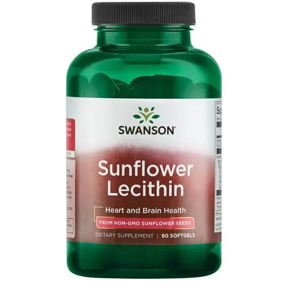 Swanson Sunflower Lecithin Softgels