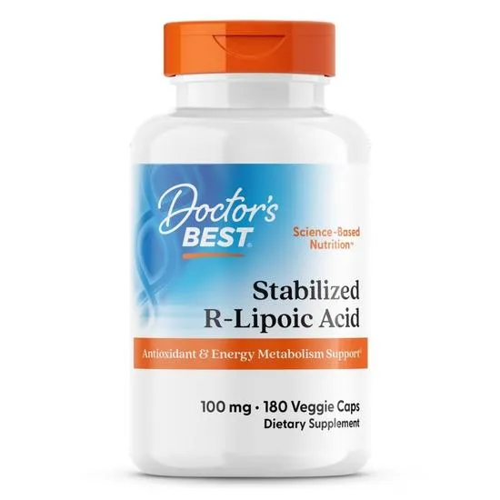 Doctor's Best Stabilised R-Lipoic Acid With BioEnhanced Na-RALA