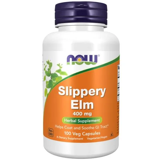 NOW Foods Slippery Elm 400mg Capsules