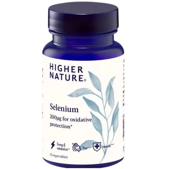 Higher Nature Selenium 200ug Vegan Tablets