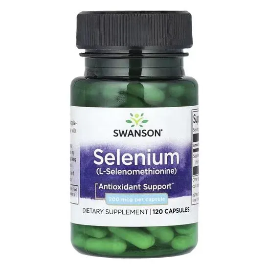Swanson Selenium 200mcg Capsules