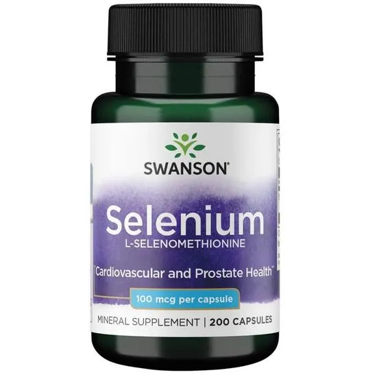 Swanson Selenium 100mcg Capsules