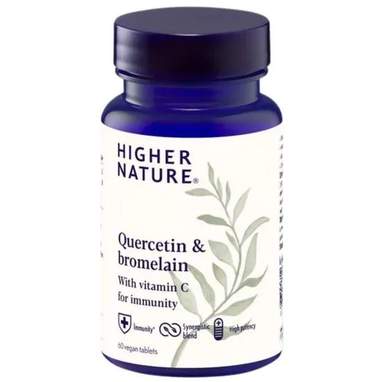 Higher Nature Quercetin & Bromelain Tablets