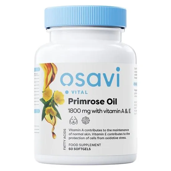 Osavi Primrose Oil With Vitamin A & E 1800mg