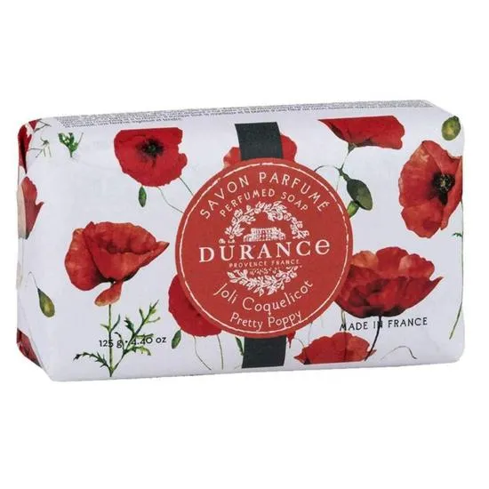 Durance Pretty Poppy Perfumed Soap