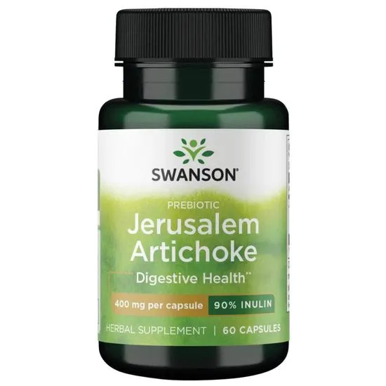 Swanson Prebiotic Jerusalem Artichoke 400mg Capsules