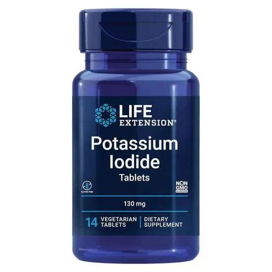 Life Extension Potassium Iodide 130mg Tablets