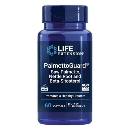 Life Extension PalmettoGuard Saw Palmetto/Nettle Root With Beta-Sitosterol