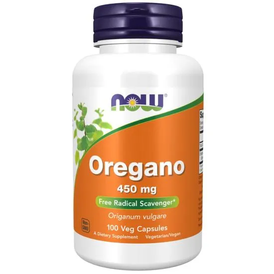 Now Foods Oregano 450Mg Capsules 100 Capsules