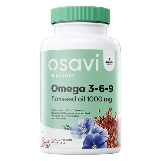 Osavi Omega 3-6-9 Flaxseed Oil 1000mg