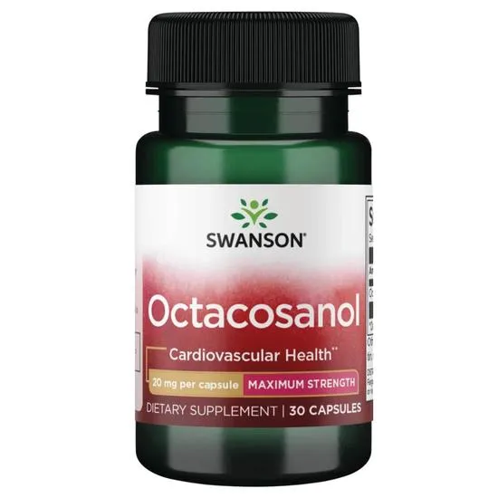 Swanson Octacosanol Maximum-Strength 20mg Capsules
