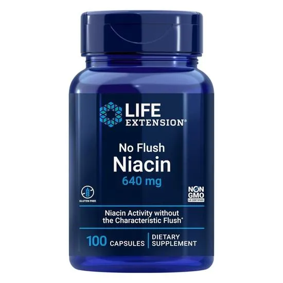 Life Extension No Flush Niacin 640mg