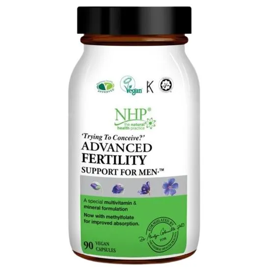 Natural Health Practice NHP Advanced Fertility Men Support Capsules