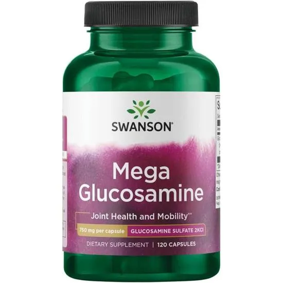 Swanson Mega Glucosamine 750mg Capsules