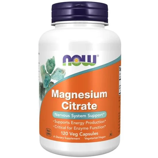 NOW Foods Magnesium Citrate 400mg Capsules