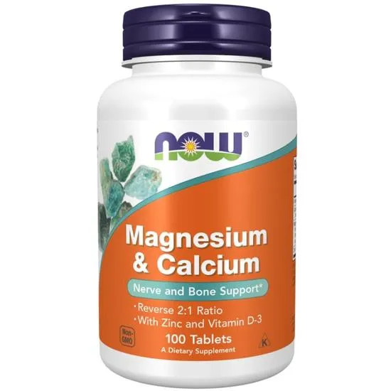 NOW Foods Magnesium & Calcium With Zinc & Vitamin D3