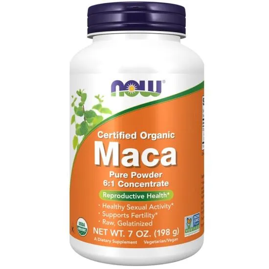 NOW Foods Maca 6:1 Concentrate Pure Powder