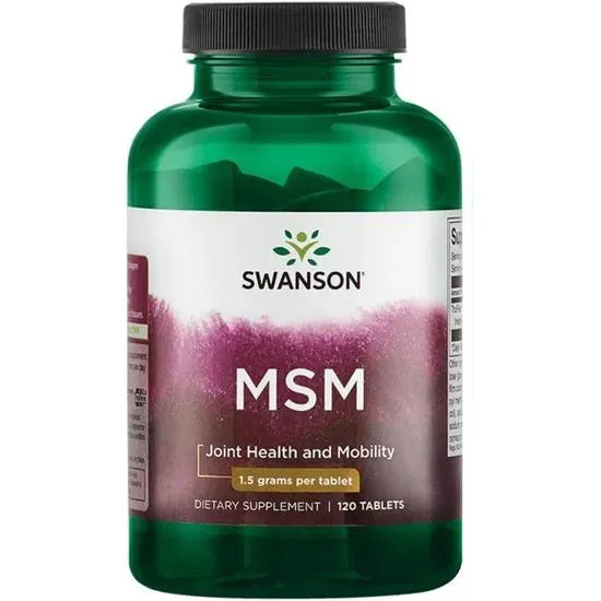 Swanson MSM 1500mg Tablets