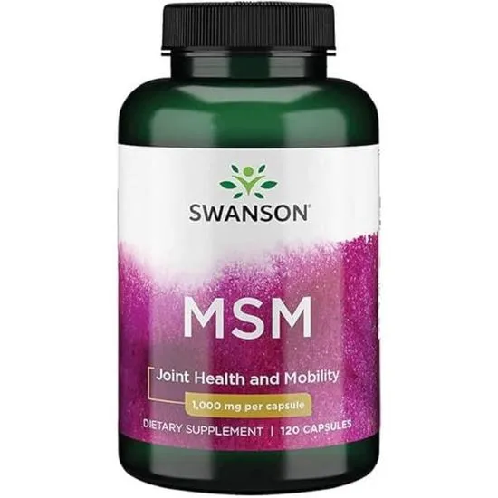 Swanson MSM 1000mg Capsules