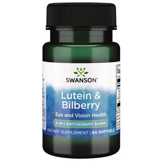 Swanson Lutein & Bilberry Softgels