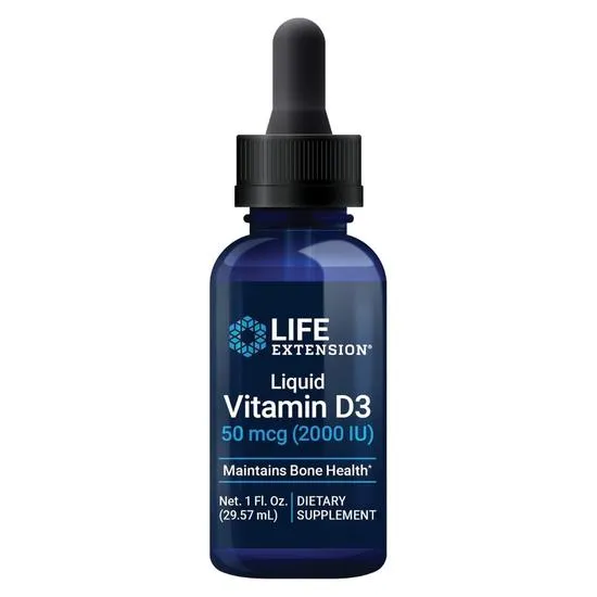 Life Extension Liquid Vitamin D3 50mcg