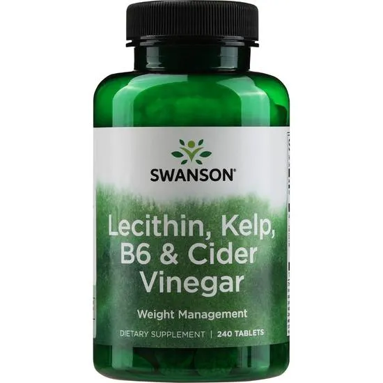 Swanson Lecithin Kelp B6 & Cider Vinegar Tablets