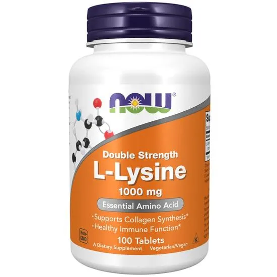 NOW Foods L-Lysine 500mg Capsules