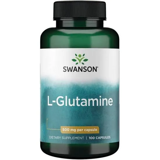 Swanson L-Glutamine 500mg Capsules