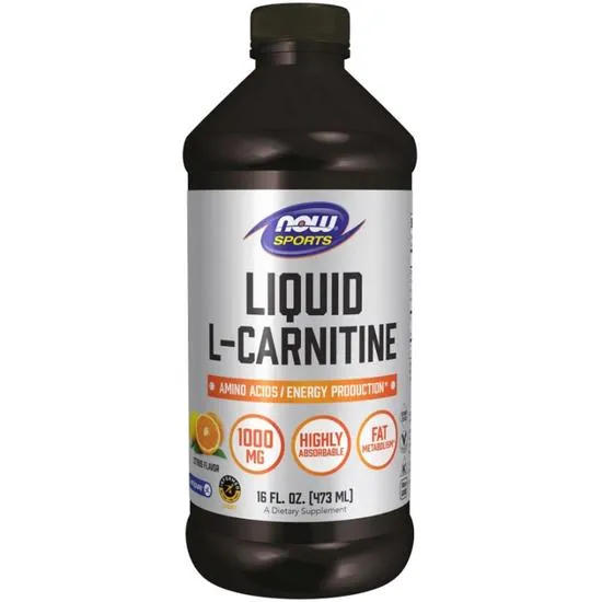 Now Foods L-Carnitine Liquid 1000Mg Citrus Flavour 473Ml