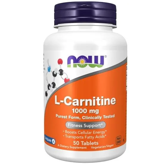 Now Foods L-Carnitine 1000Mg 50 Tablets
