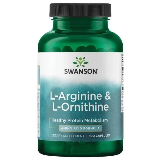Swanson L-Arginine & L-Ornithine Capsules