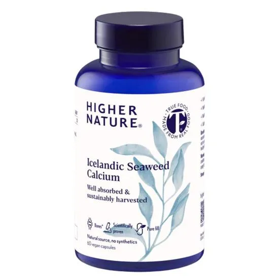 Higher Nature Icelandic Seaweed Calcium Capsules