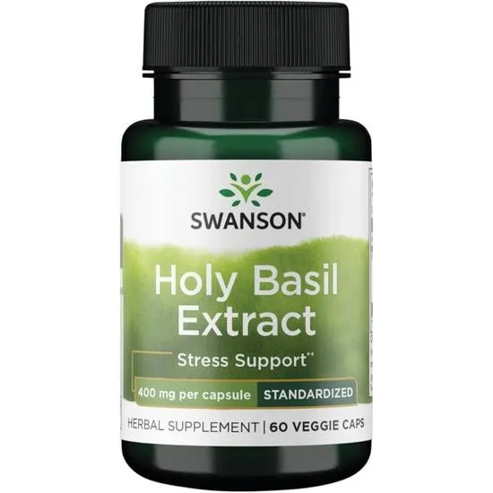 Swanson Holy Basil Extract 400mg Capsules