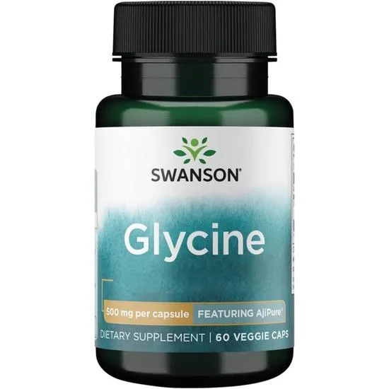 Swanson Glycine 500mg Capsules