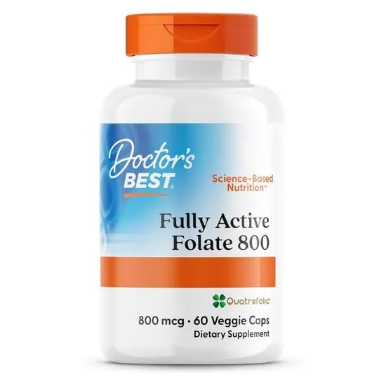 Doctor's Best Fully Active Folate 800 With Quatrefolic