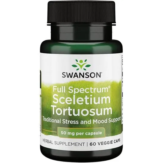 Swanson Full Spectrum Sceletium Tortuosum 50mg Capsules