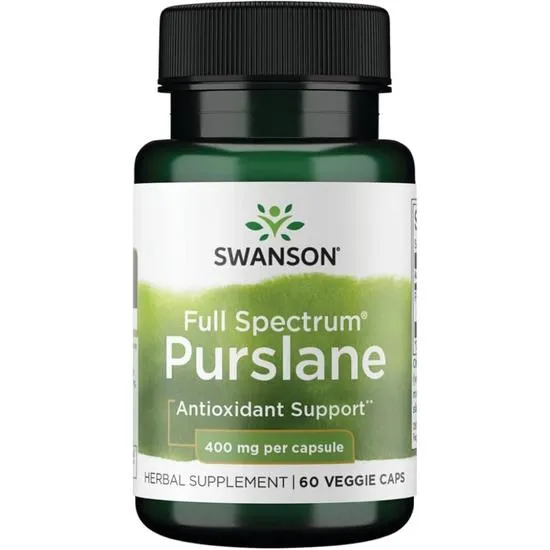 Swanson Full Spectrum Purslane 400mg Capsules