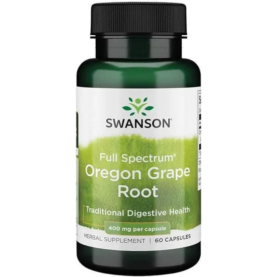 Swanson Full Spectrum Oregon Grape Root 400mg Capsules