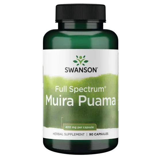 Swanson Full Spectrum Muira Puama 400mg Capsules