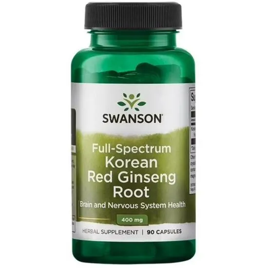 Swanson Full Spectrum Korean Red Ginseng Root Capsules