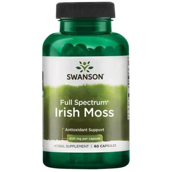 Swanson Full Spectrum Irish Moss 400mg Capsules