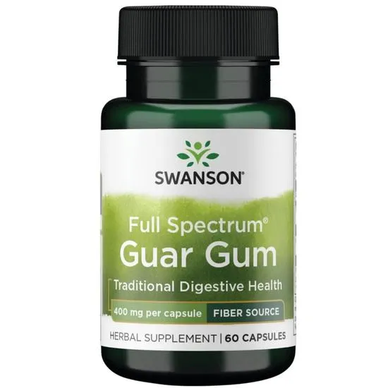 Swanson Full Spectrum Guar Gum 400mg Capsules