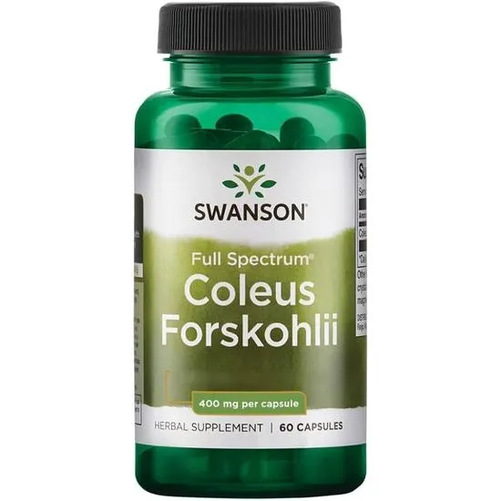 Swanson Full Spectrum Coleus Forskohlii 400mg Capsules