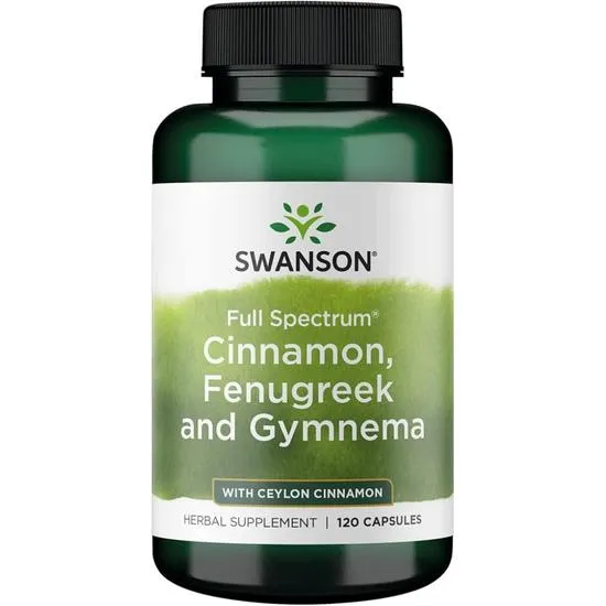 Swanson Full Spectrum Cinnamon Fenugreek & Gymnema Capsules